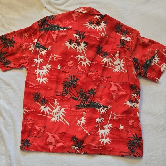 Red Aloha Shirt - Picture 3 of 4